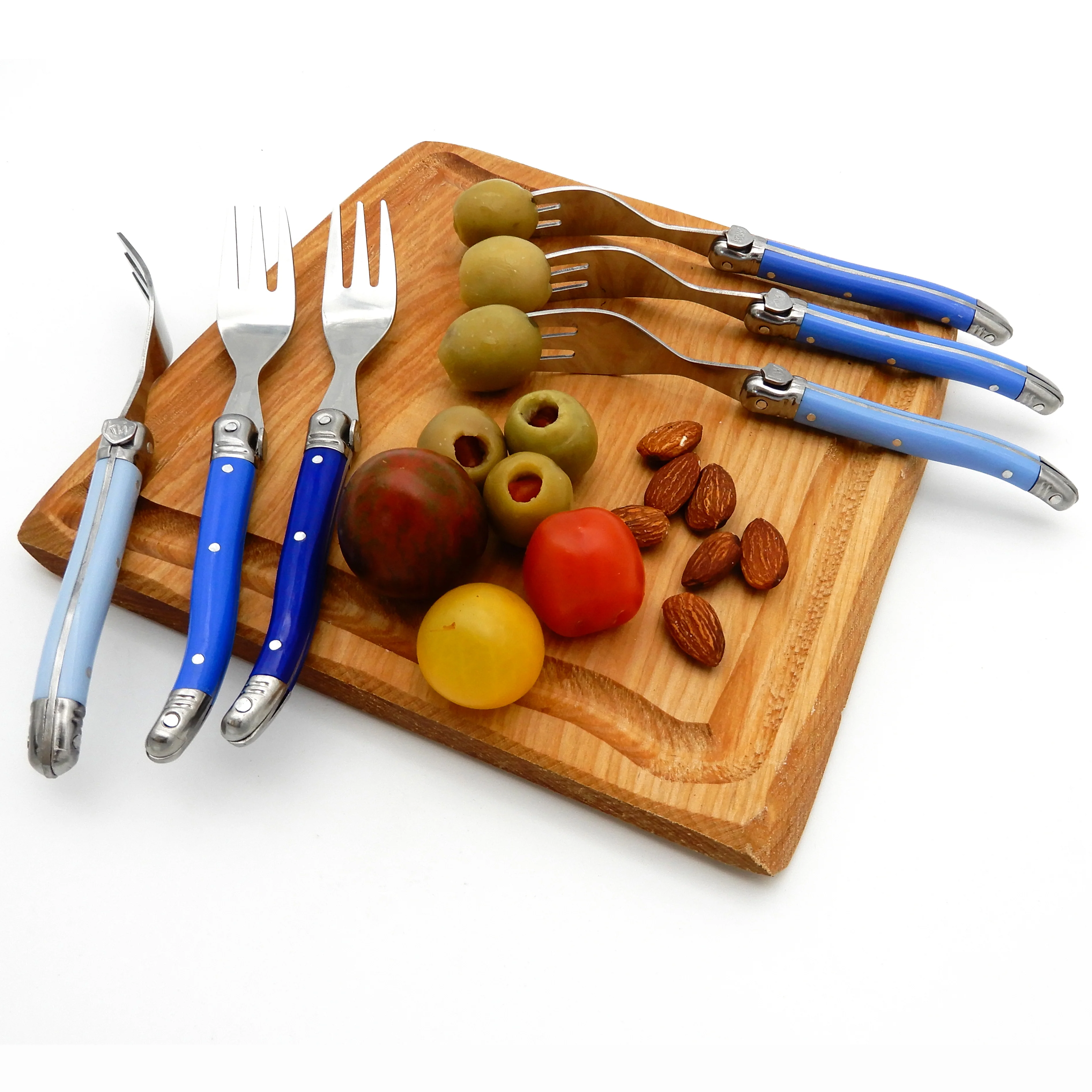 SET 6 TENEDORES PEQUEÑOS MONTPELLIER AZUL