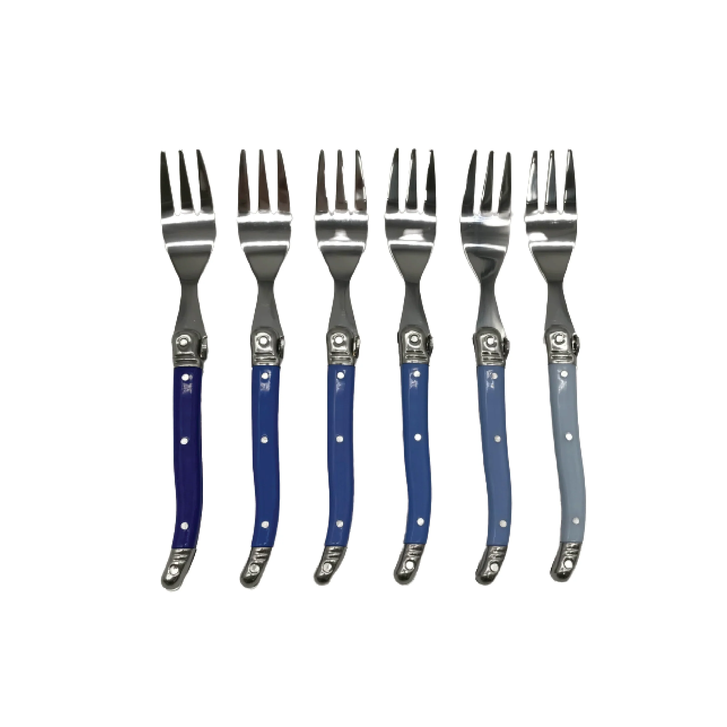 SET 6 TENEDORES PEQUEÑOS MONTPELLIER AZUL