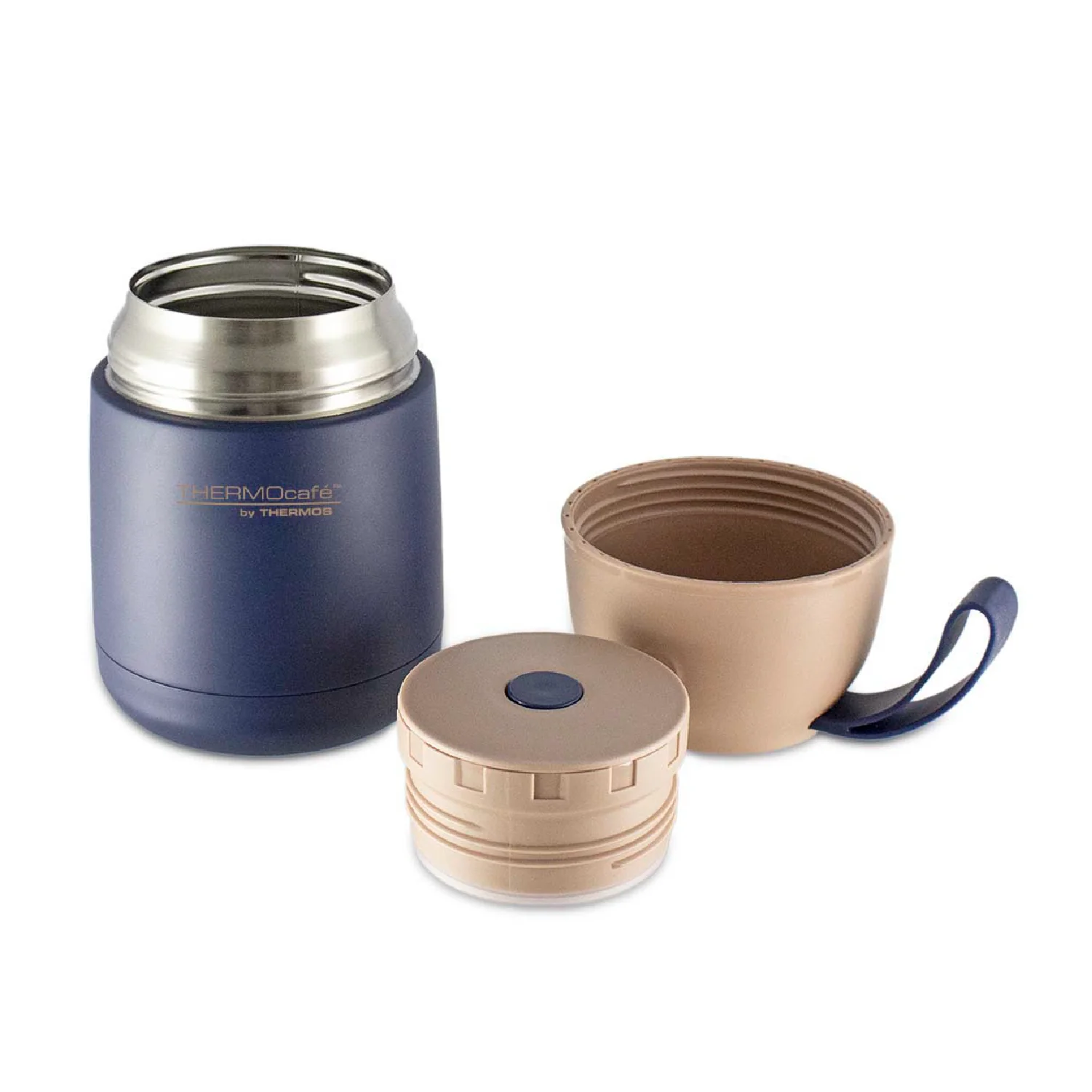 TERMO COMIDA ACERO COOL AZUL NAVY 450ML