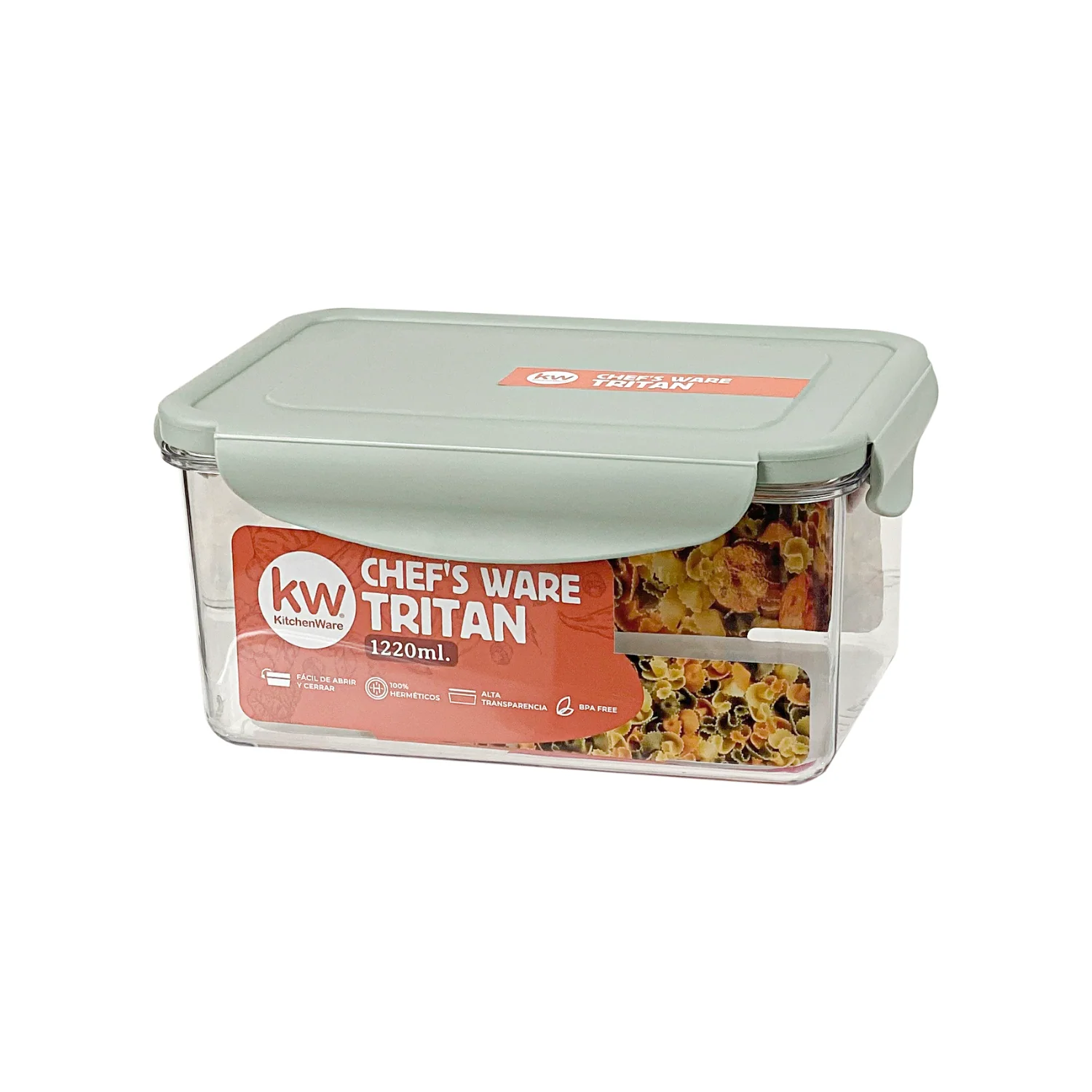 CONTENEDOR CHEF'S WARE TRITAN RECTANGULAR 1.2LT