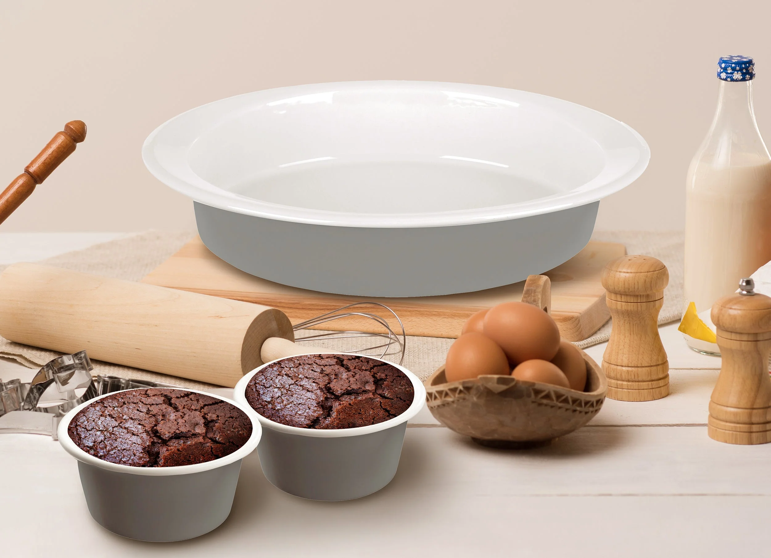 FUENTE OVALADA 36CM GRES