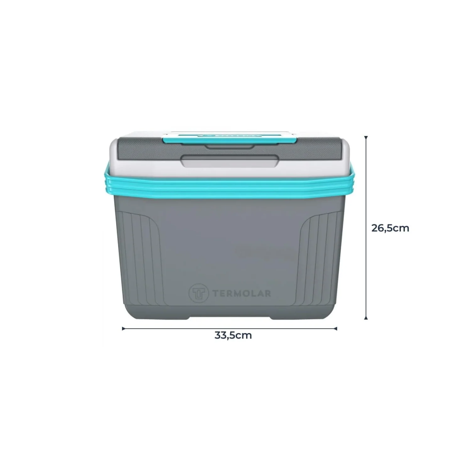 COOLER TERMOLAR 8LT GRIS/CELESTE