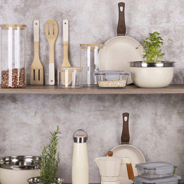 SET 3 CONTENEDORES DE VIDRIO NATUR SG