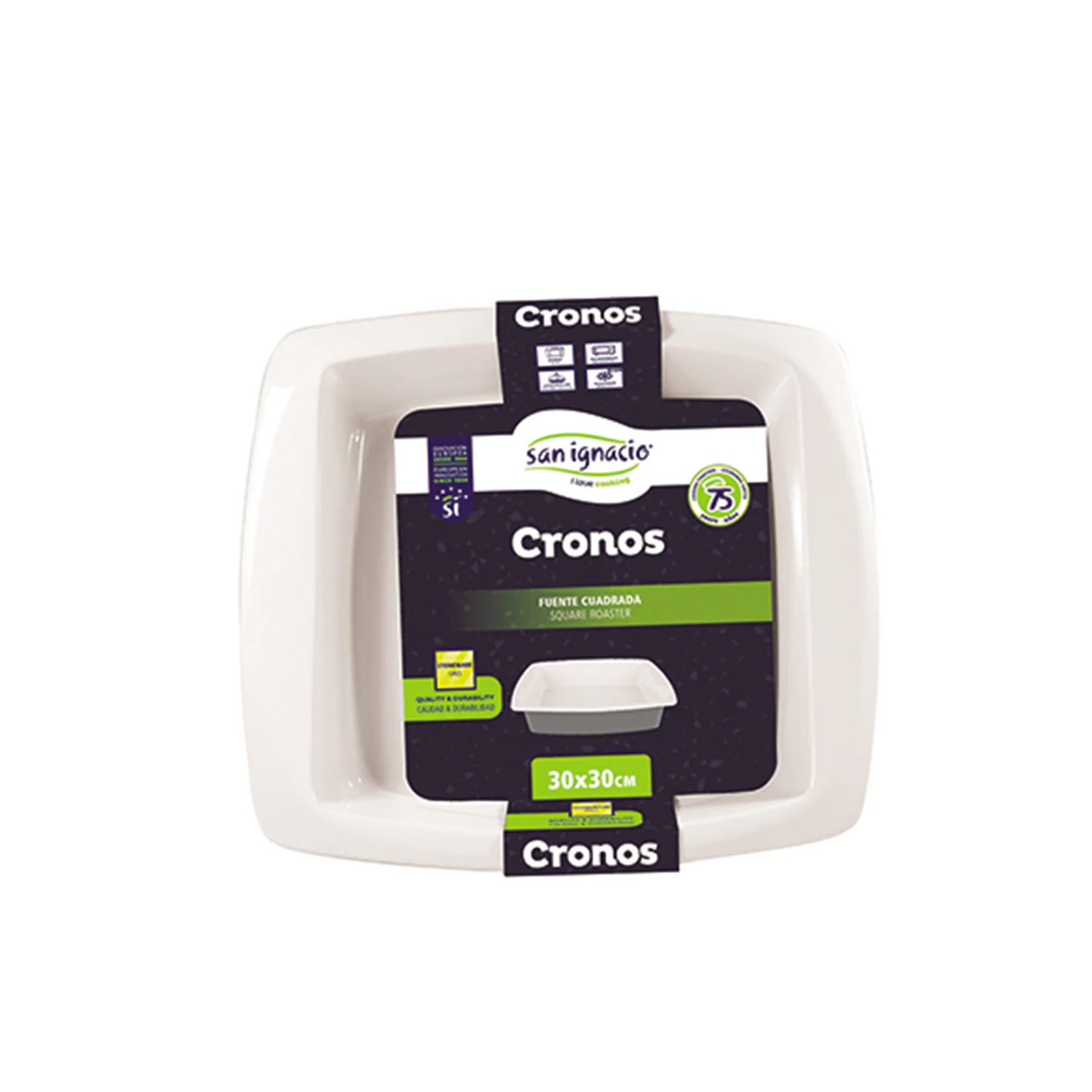 FUENTE CUADRADA 30CM GRES