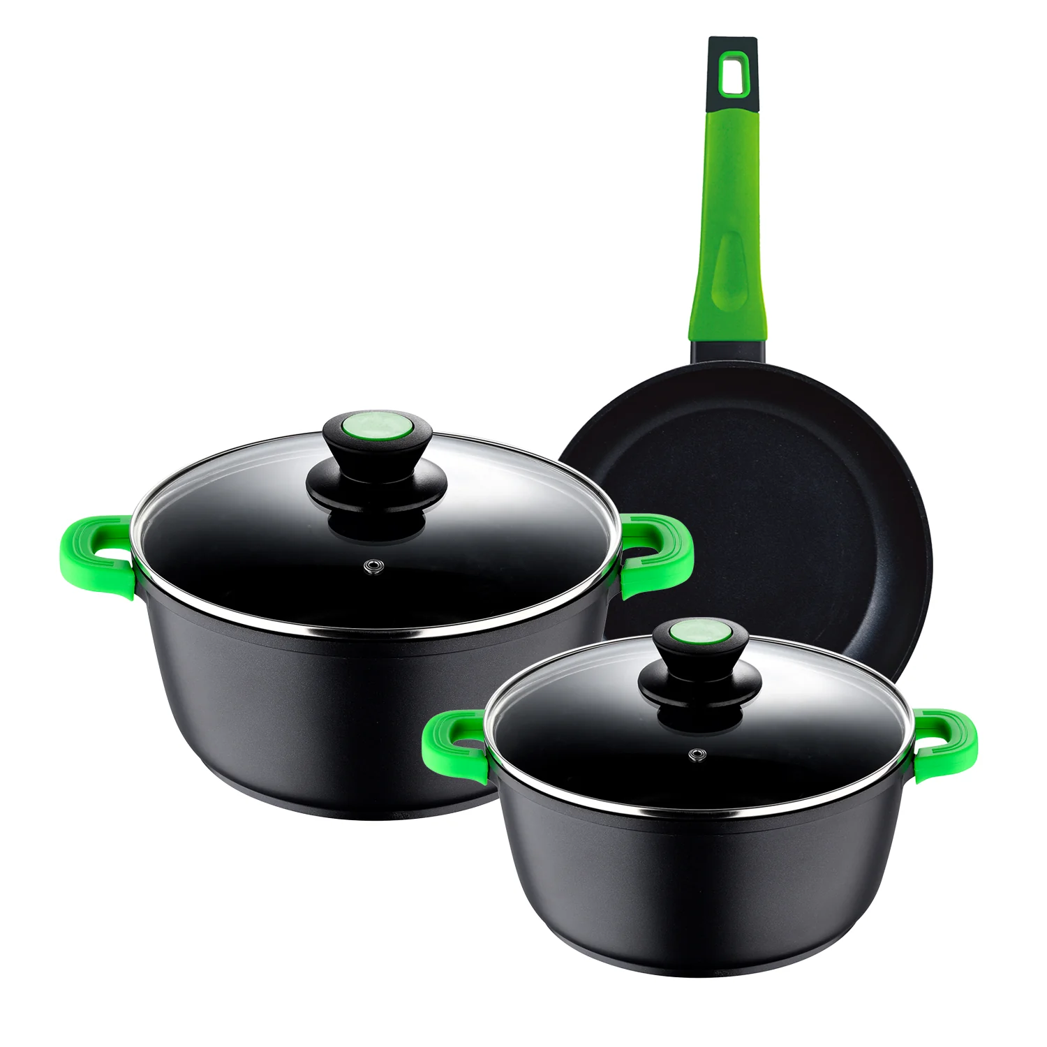 SET SARTEN Y CACEROLAS ALUMINIO FUNDIDO VITORIA