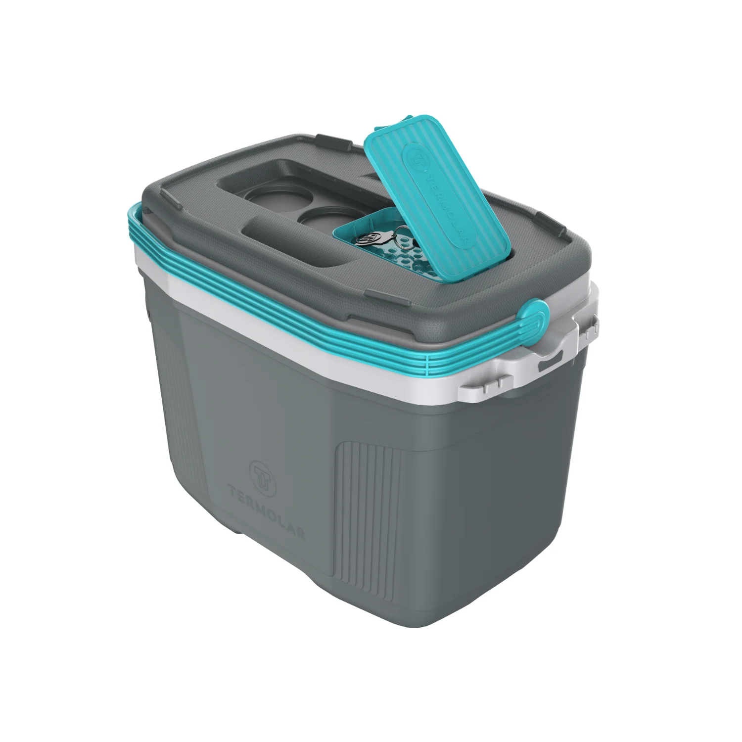 COOLER TERMOLAR 32LT GRIS/CELESTE
