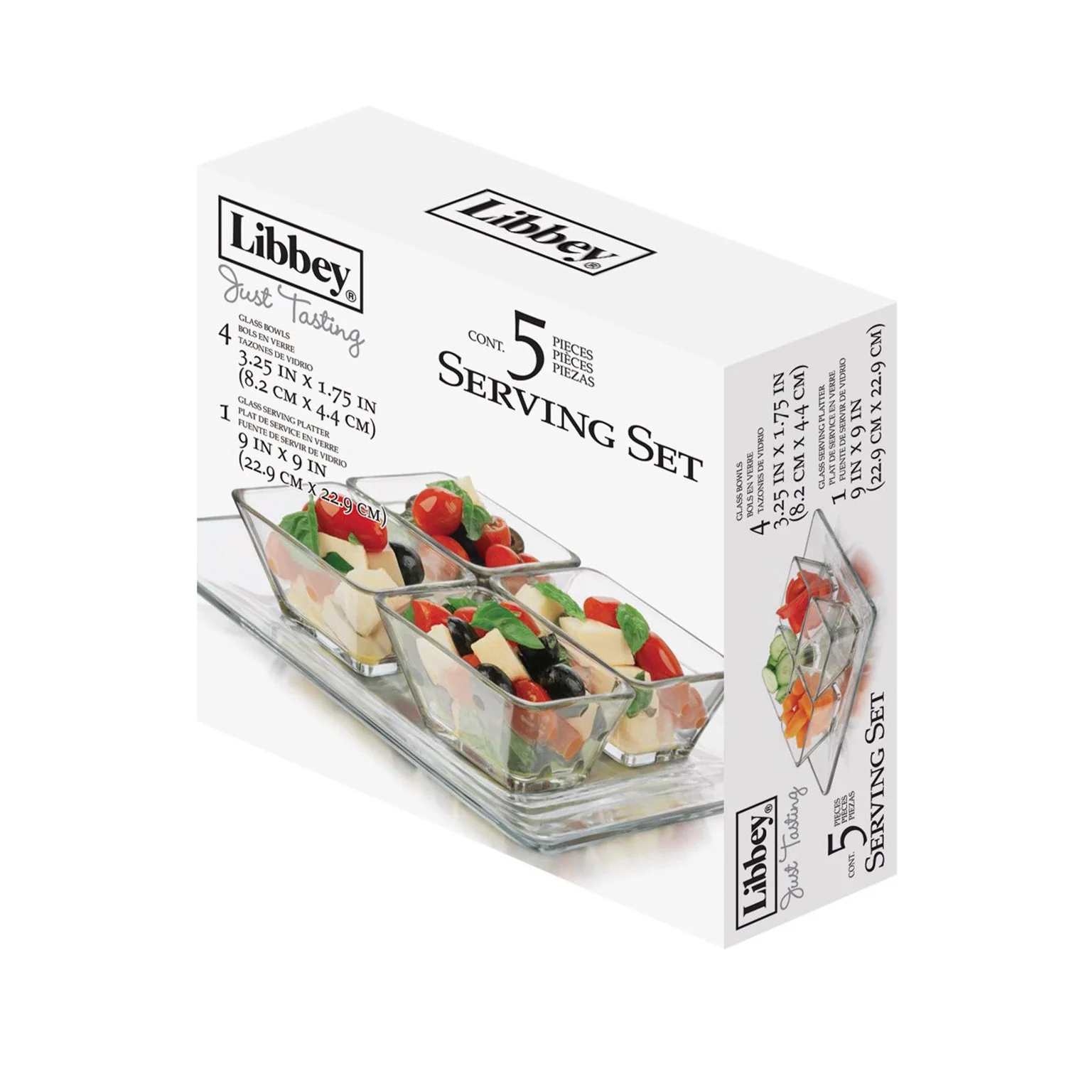 JUEGO DE 5 PIEZAS APERITIVO TEMPO