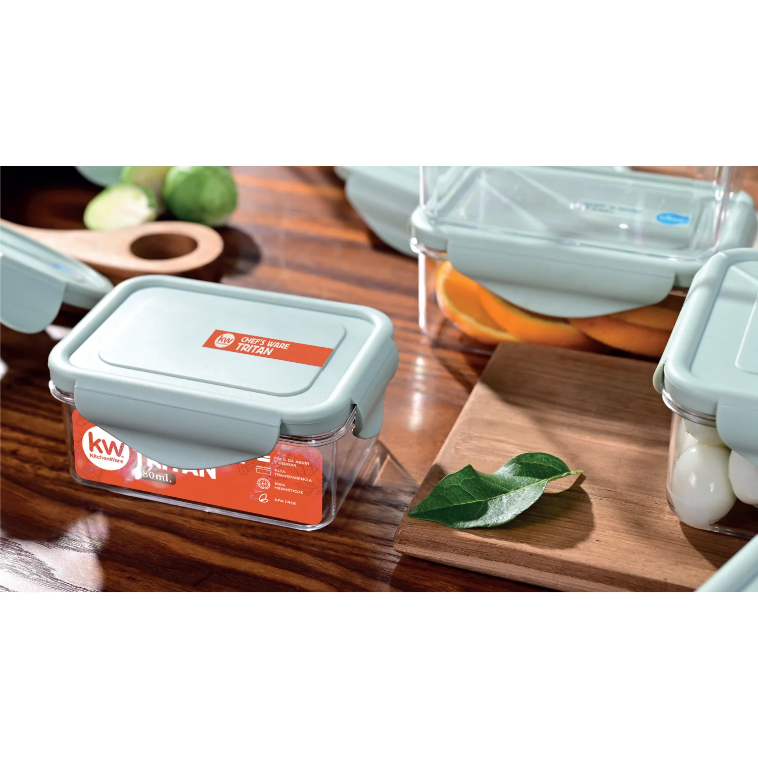 PACK PROMOCIONAL 5 CONTENEDORES TRITAN CHEF'S WARE