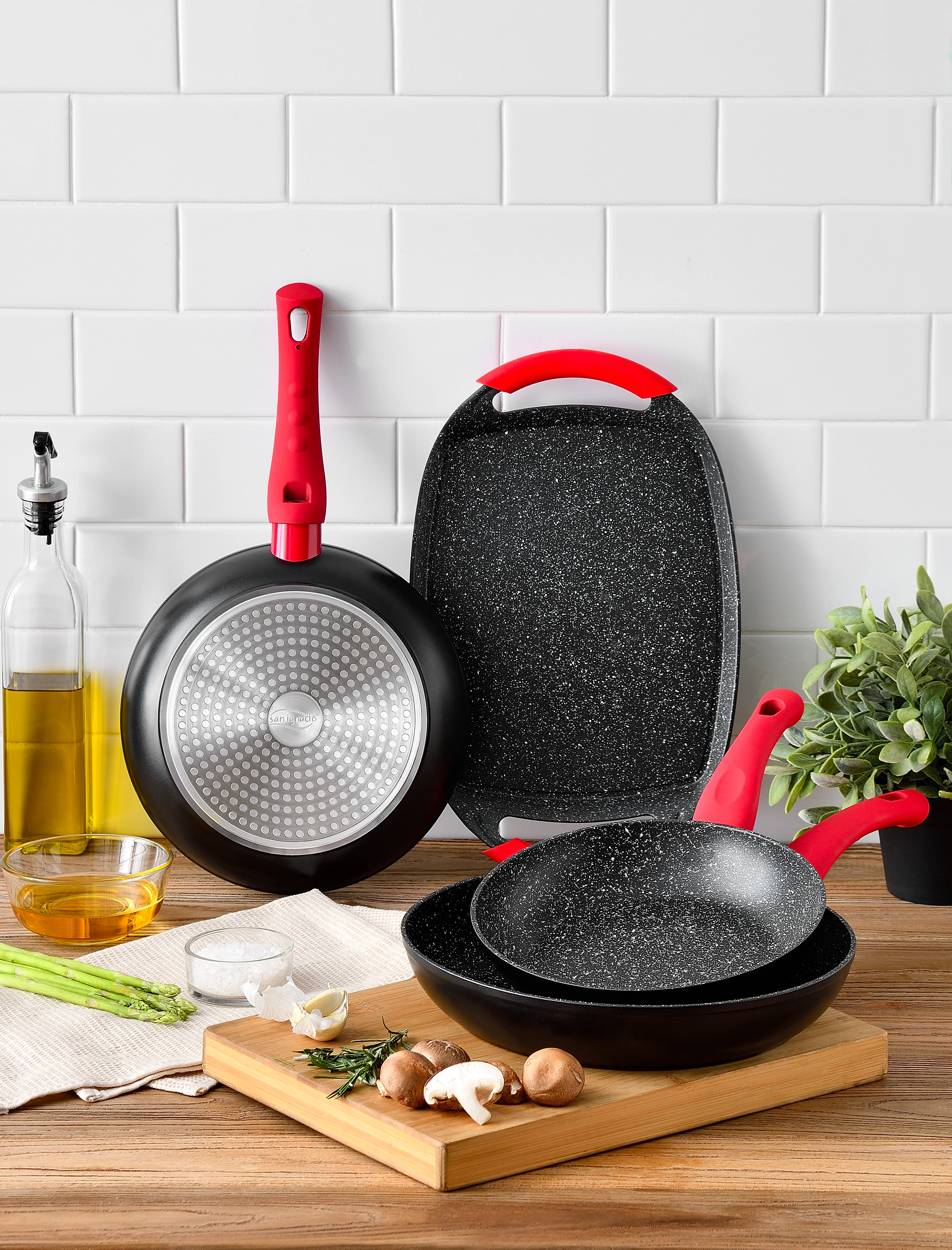 SET 2 SARTENES ALUMINIO FORJADO TOLEDO