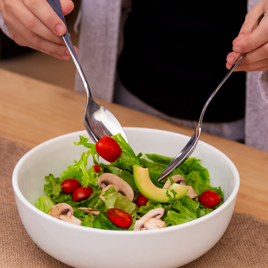 SET SERVICIO ENSALADA 2PZ ACERO INOXIDABLE