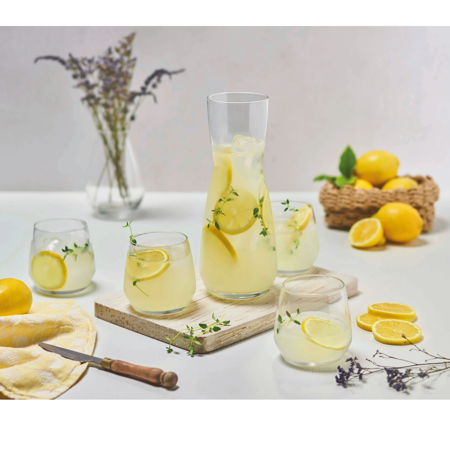 SET 5 PIEZAS JARRA + VASOS VITALITY