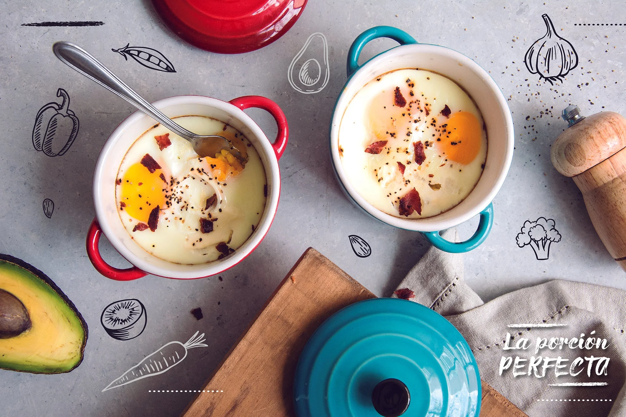 SET 8 MINI RAMEKINES CERÁMICA SURTIDOS