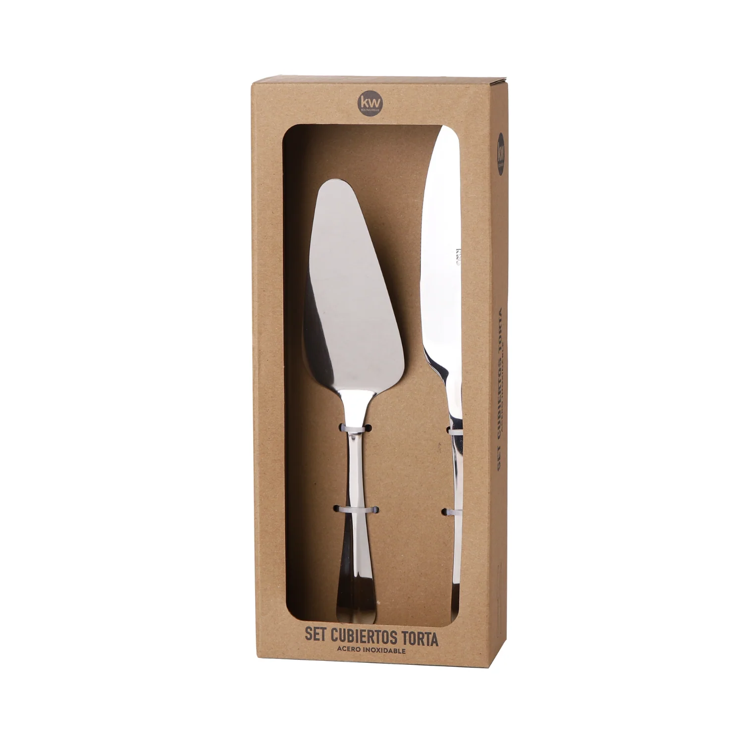 SET SERVICIO TORTA 2PZ ACERO INOXIDABLE