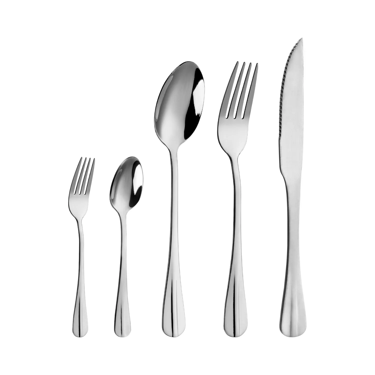 SET CUBERTERÍA 30PZ CAPRI ACERO INOXIDABLE