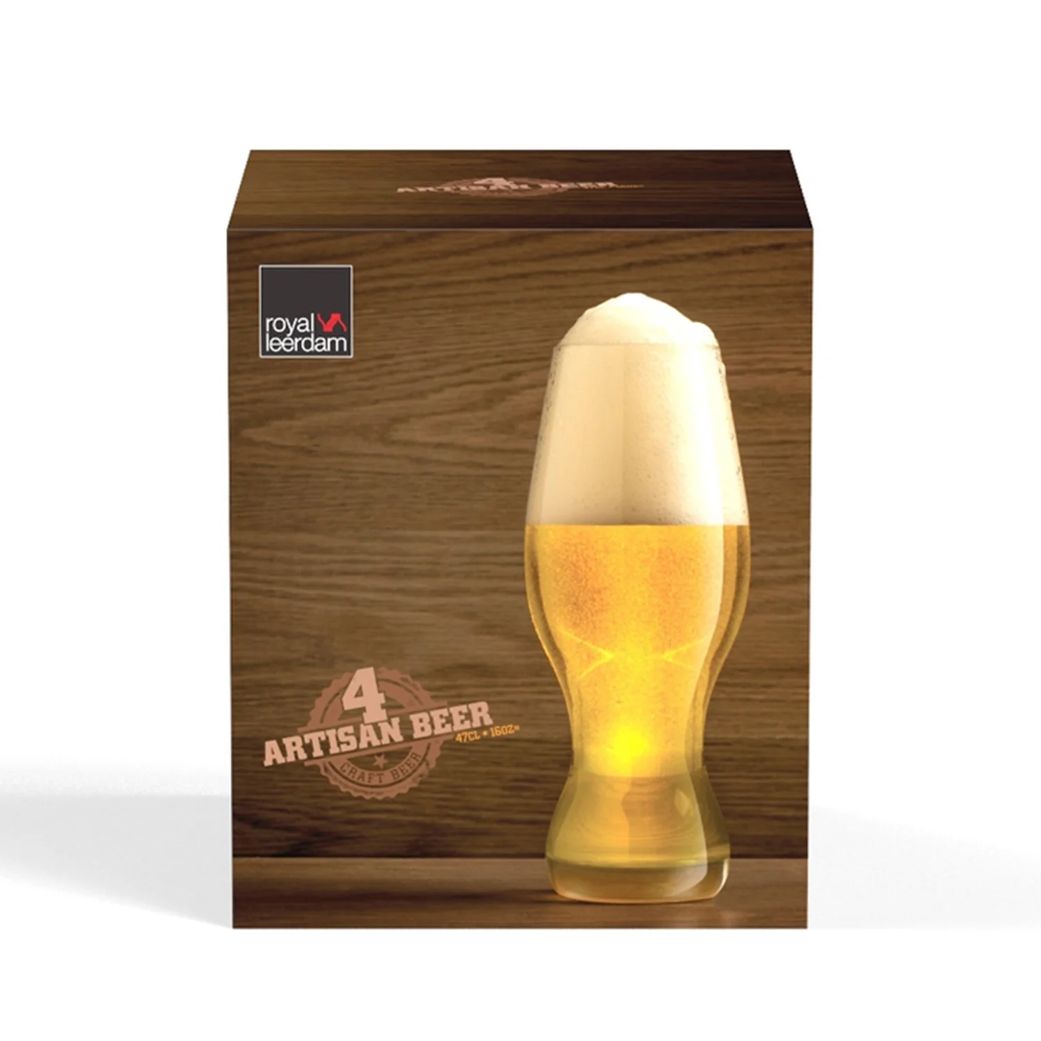SET 4 VASOS DE CERVEZA ARTESANAL 470ML