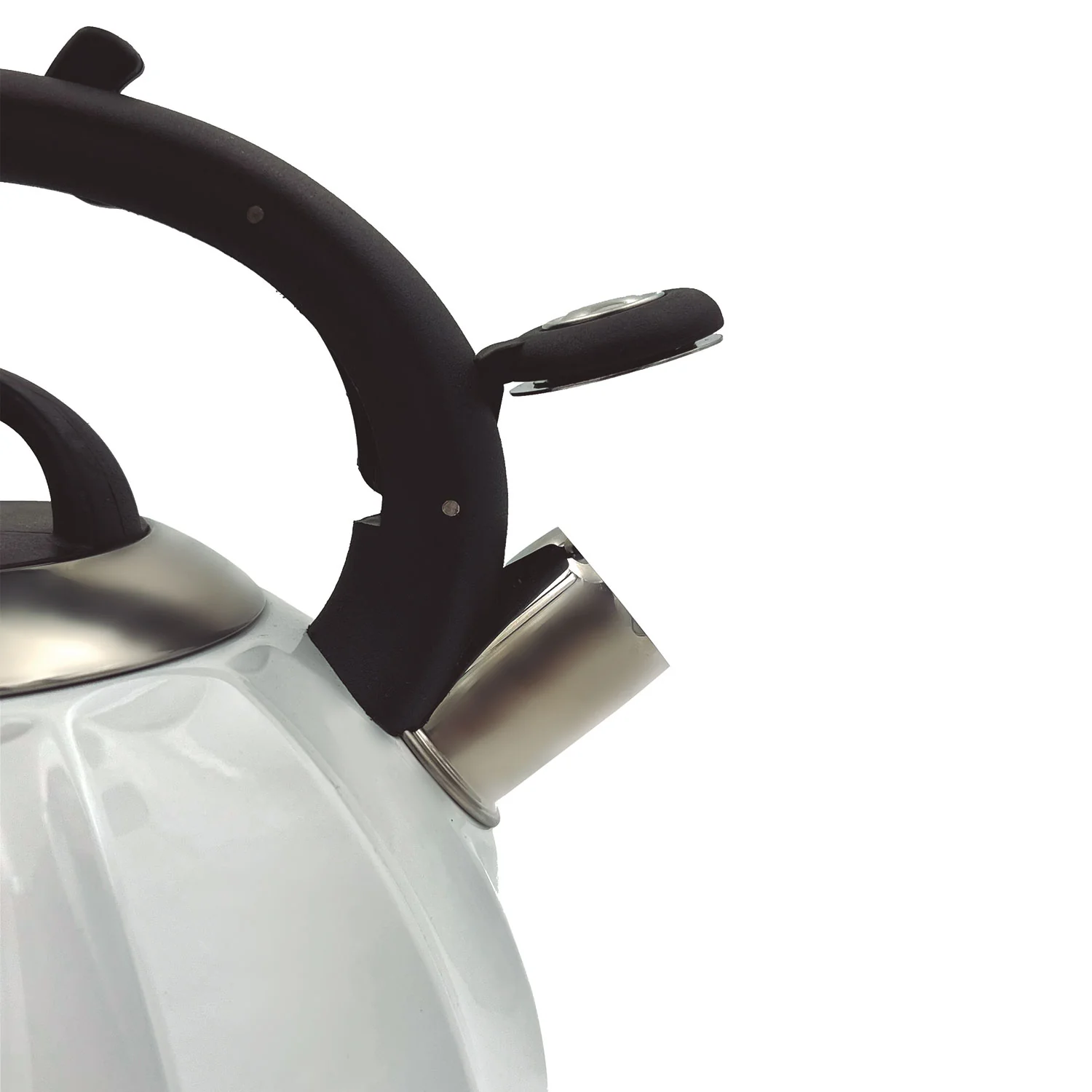 TETERA DE ACERO INOXIDABLE BARI BLANCA 3LT