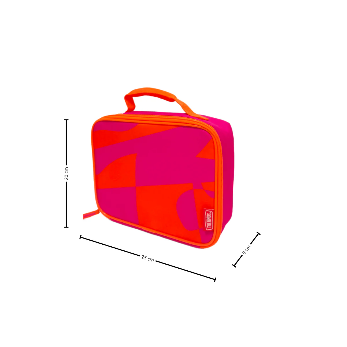 LONCHERA TERMICA COLOR NARANJA 3.5LT