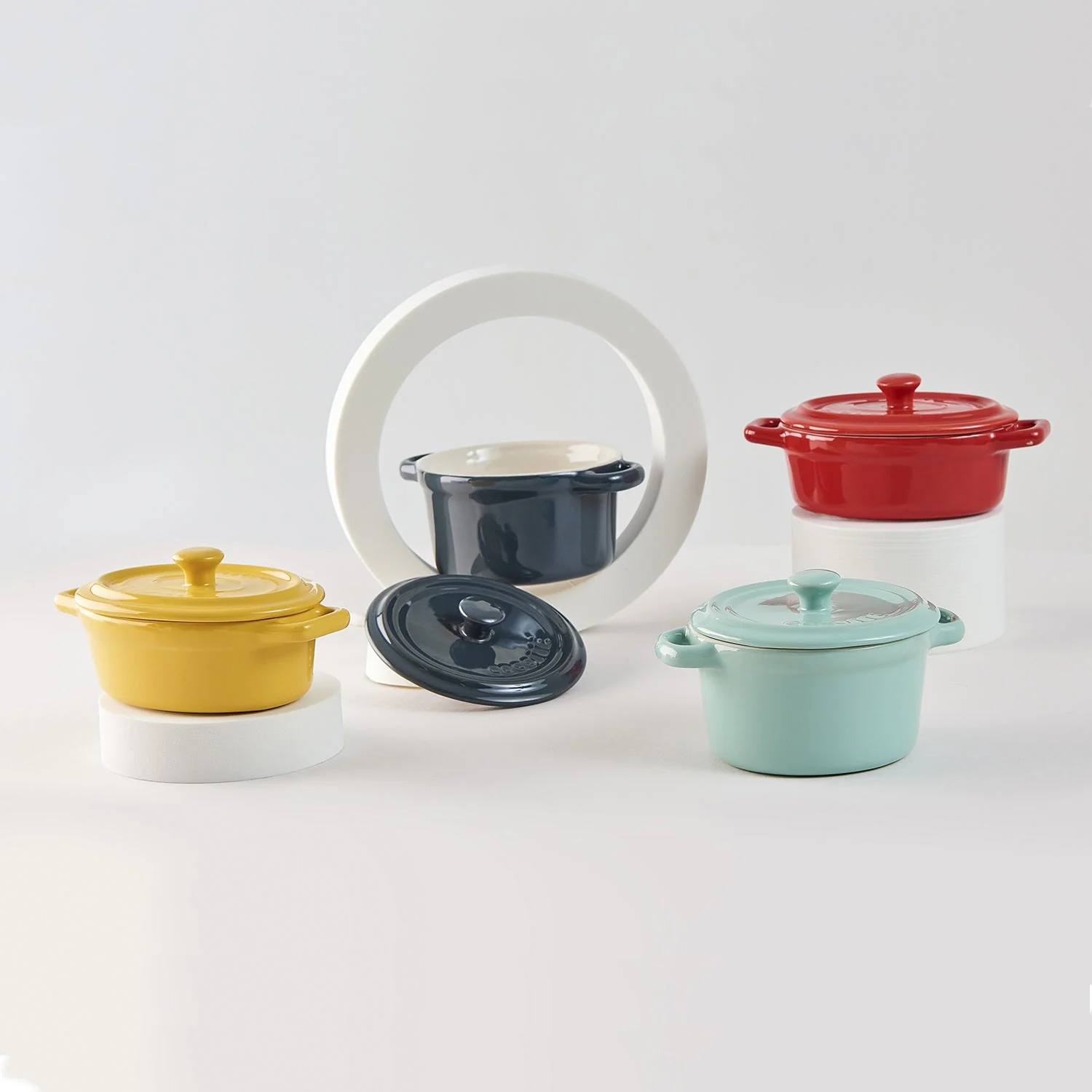 SET 8 MINI RAMEKINES CERÁMICA SURTIDOS