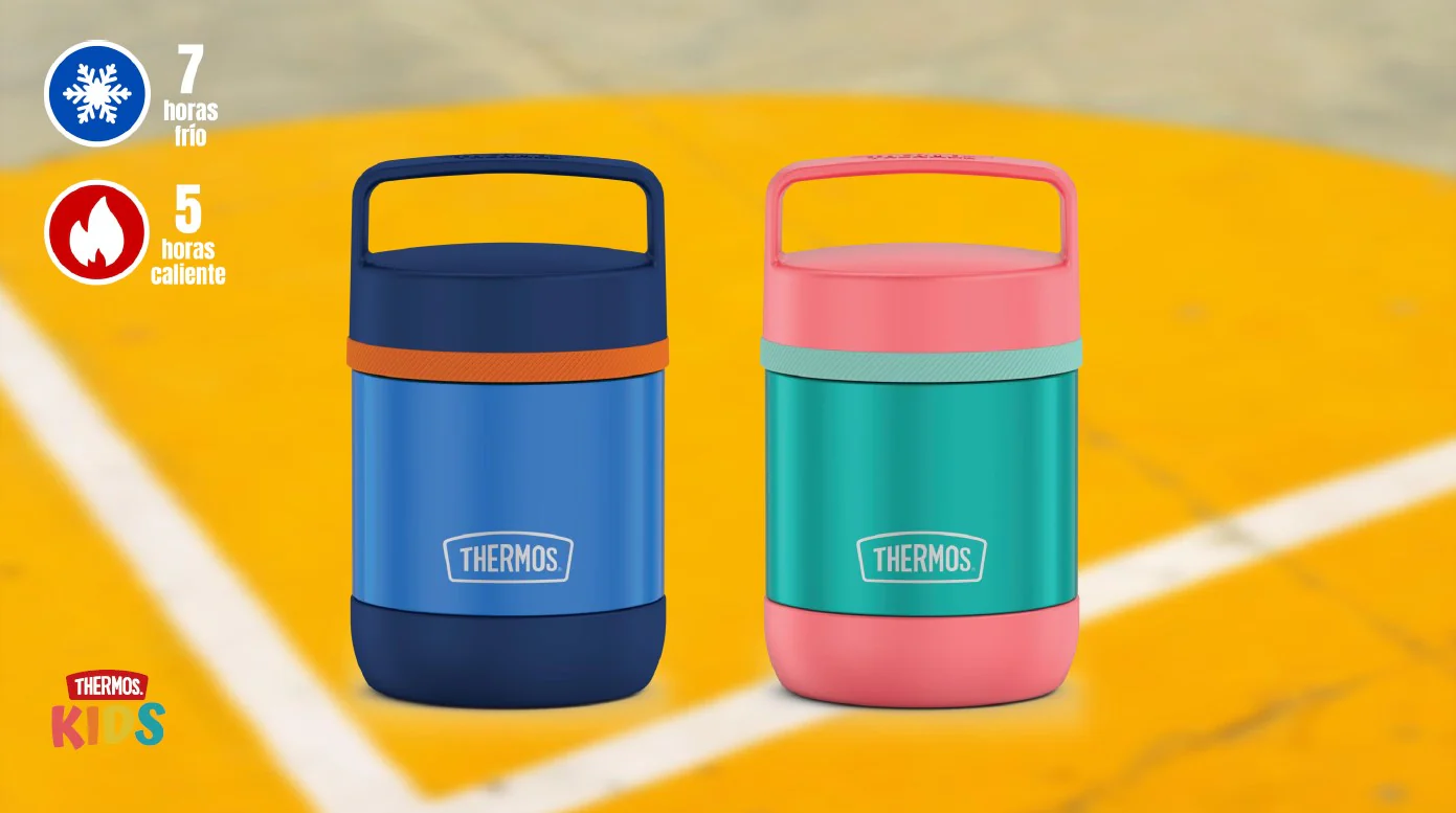 TERMO COMIDA FUN ACERO INOX  290ML CARRY AZUL