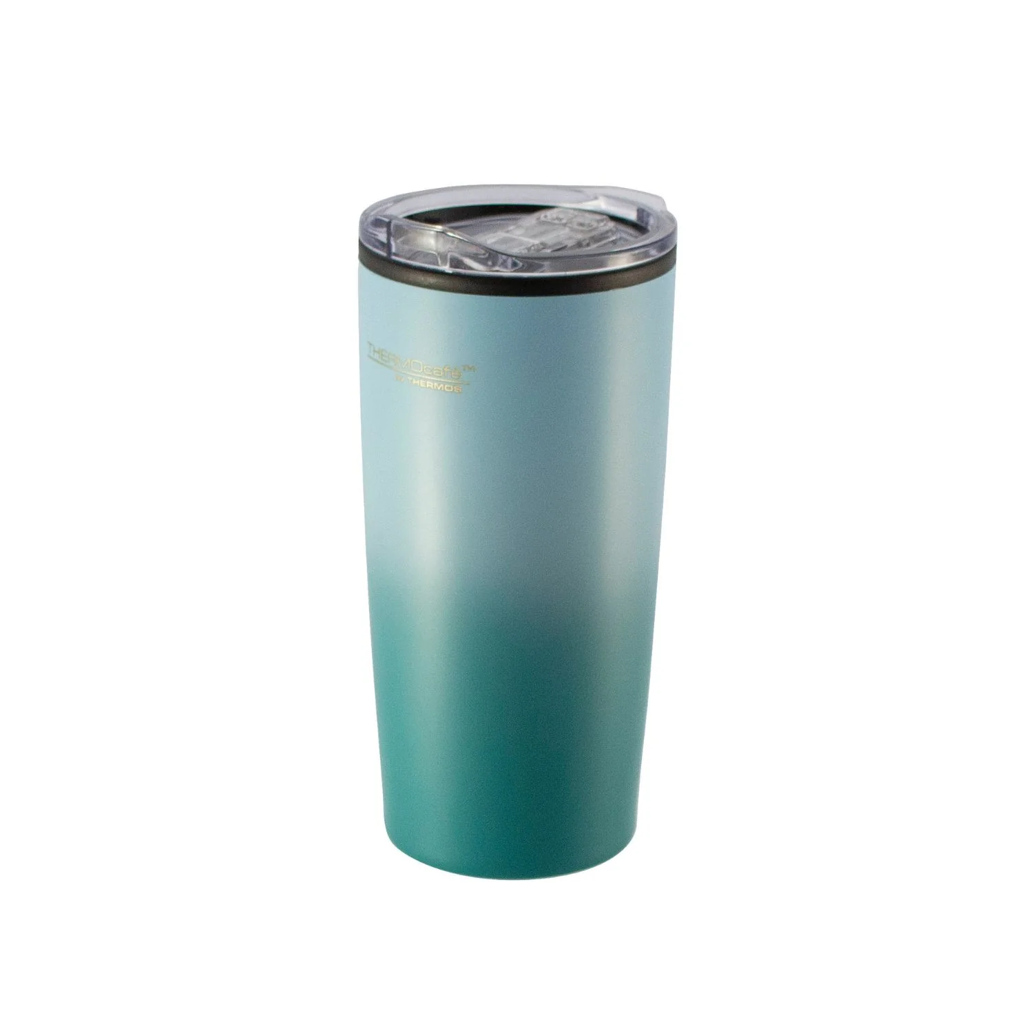 TERMO MUG ACERO INOXIDABLE DOBLE COLOR 460ML VERDE