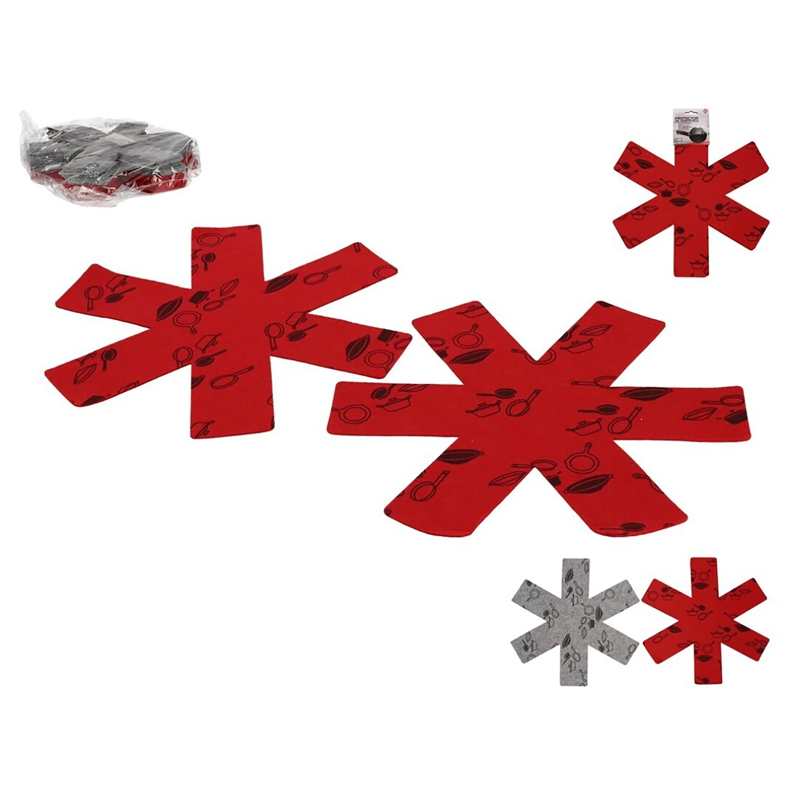 SET 2 PROTECTORES DE SARTENES 38CM