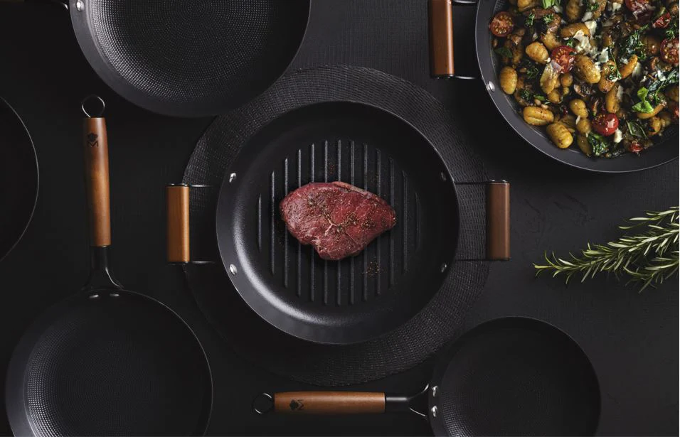 ASADOR REDONDO 32CM HIERRO PRENSADO ODIN