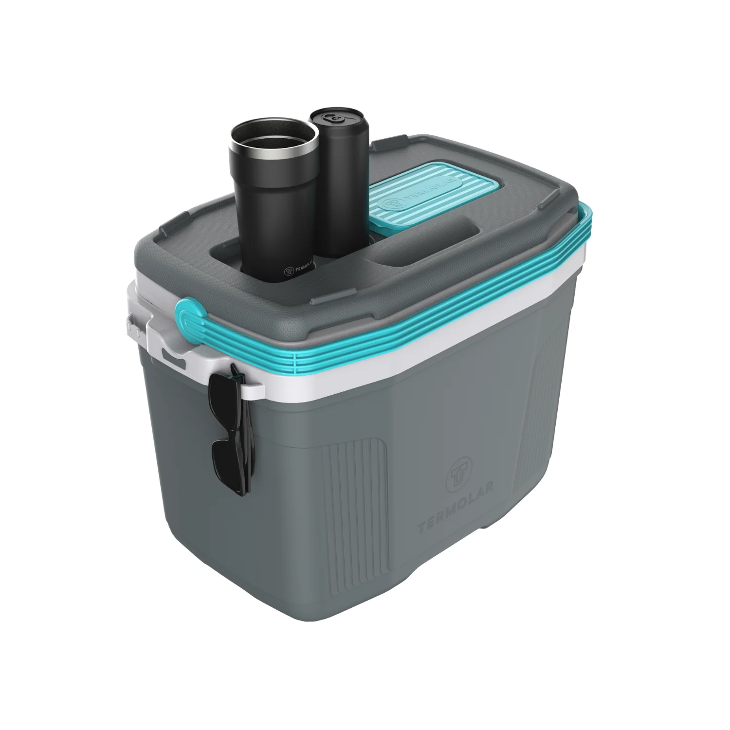 COOLER TERMOLAR 32LT GRIS/CELESTE