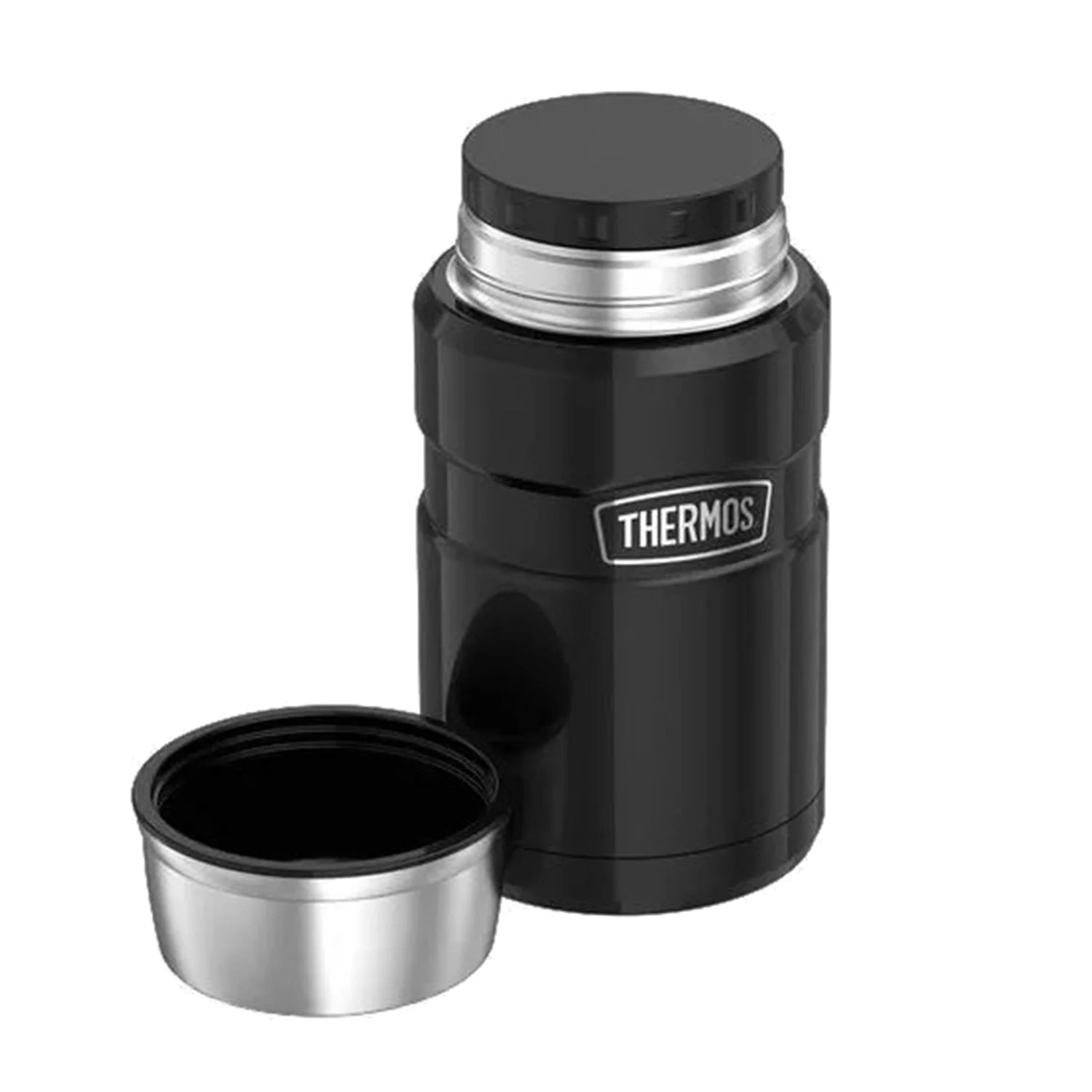 TERMO COMIDA 710ML KING ACERO INOX NEGRO