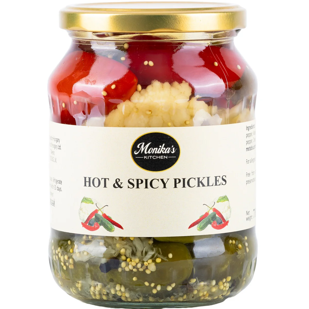 Hot Pickled Vegetables 710g