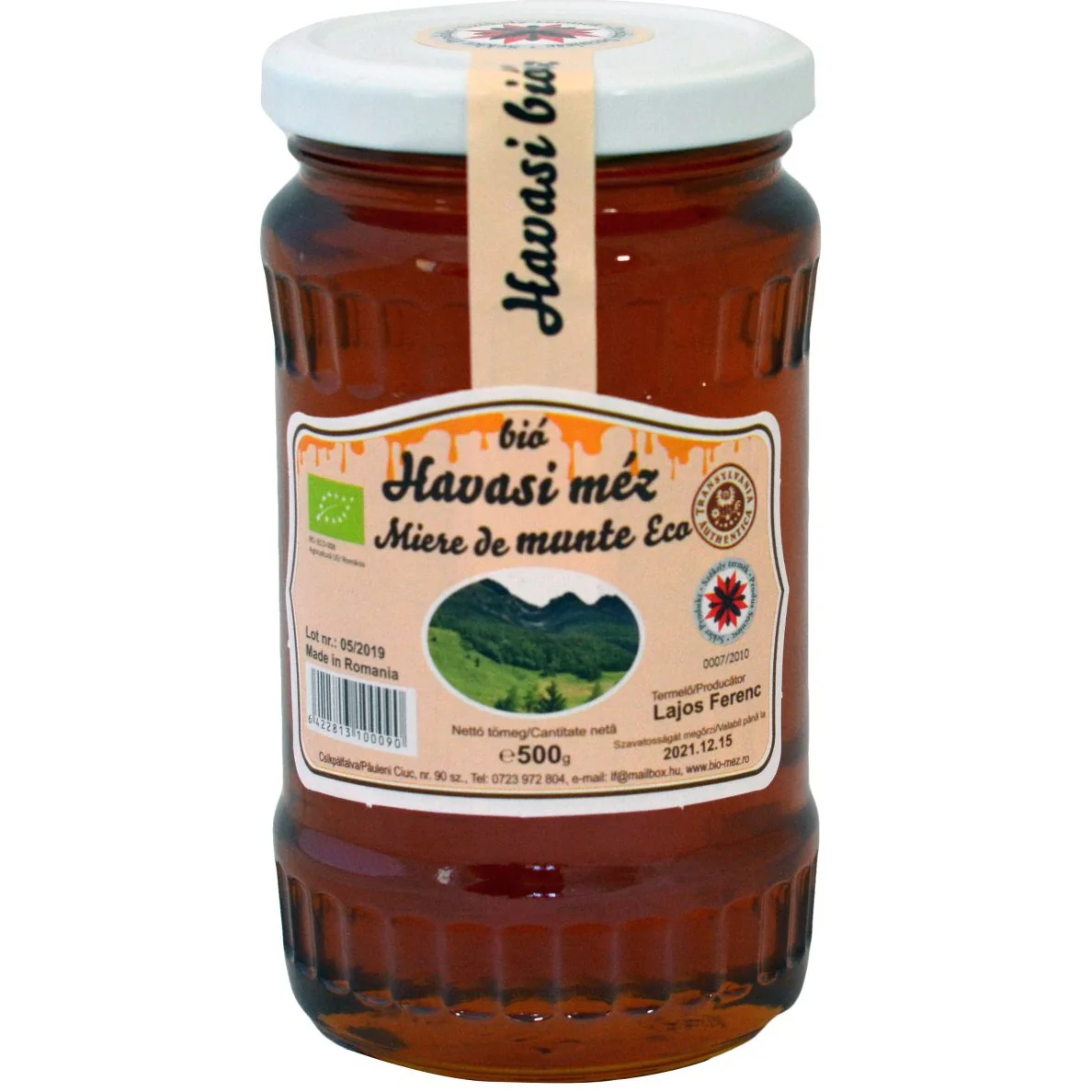 Organic Mountain Honey 500g