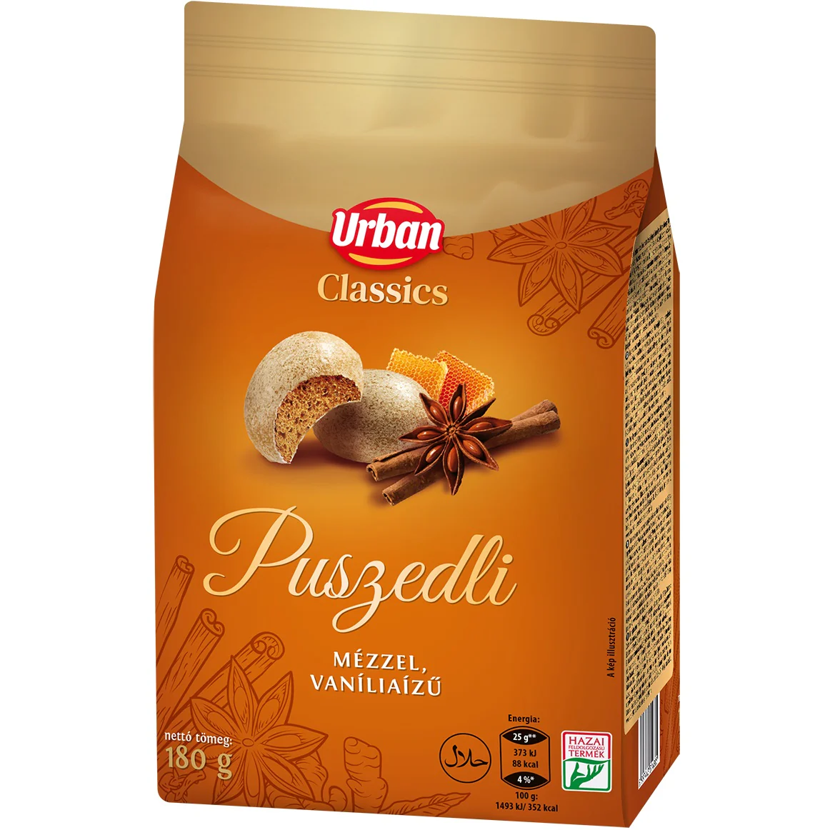 Mézes Puszedli Gingerbread Biscuits 180g