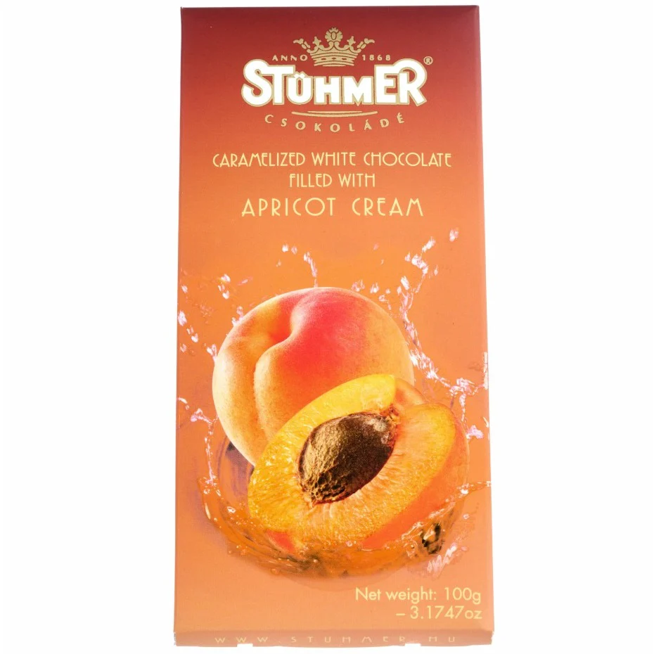 Apricot Chocolate Bar 100g
