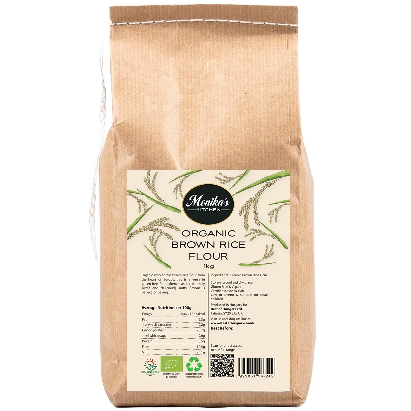 Organic Brown Rice Flour 1kg