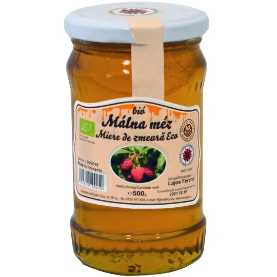 Organic Raspberry Honey 500g