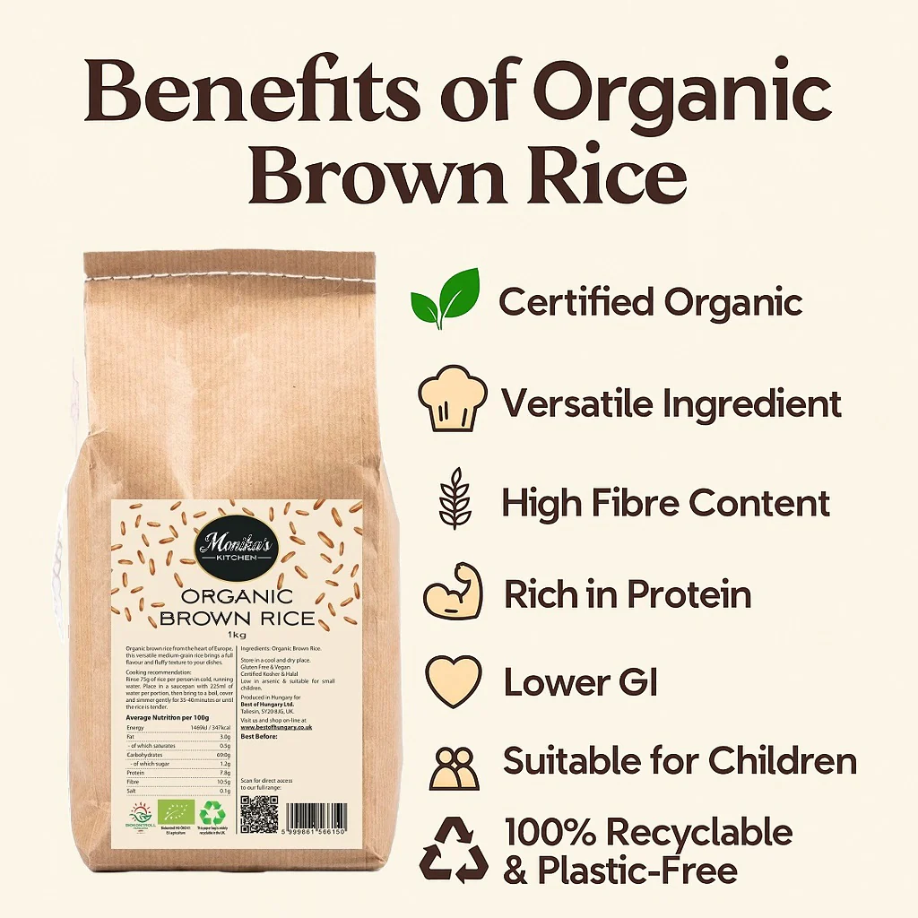 Organic Brown Rice 1kg