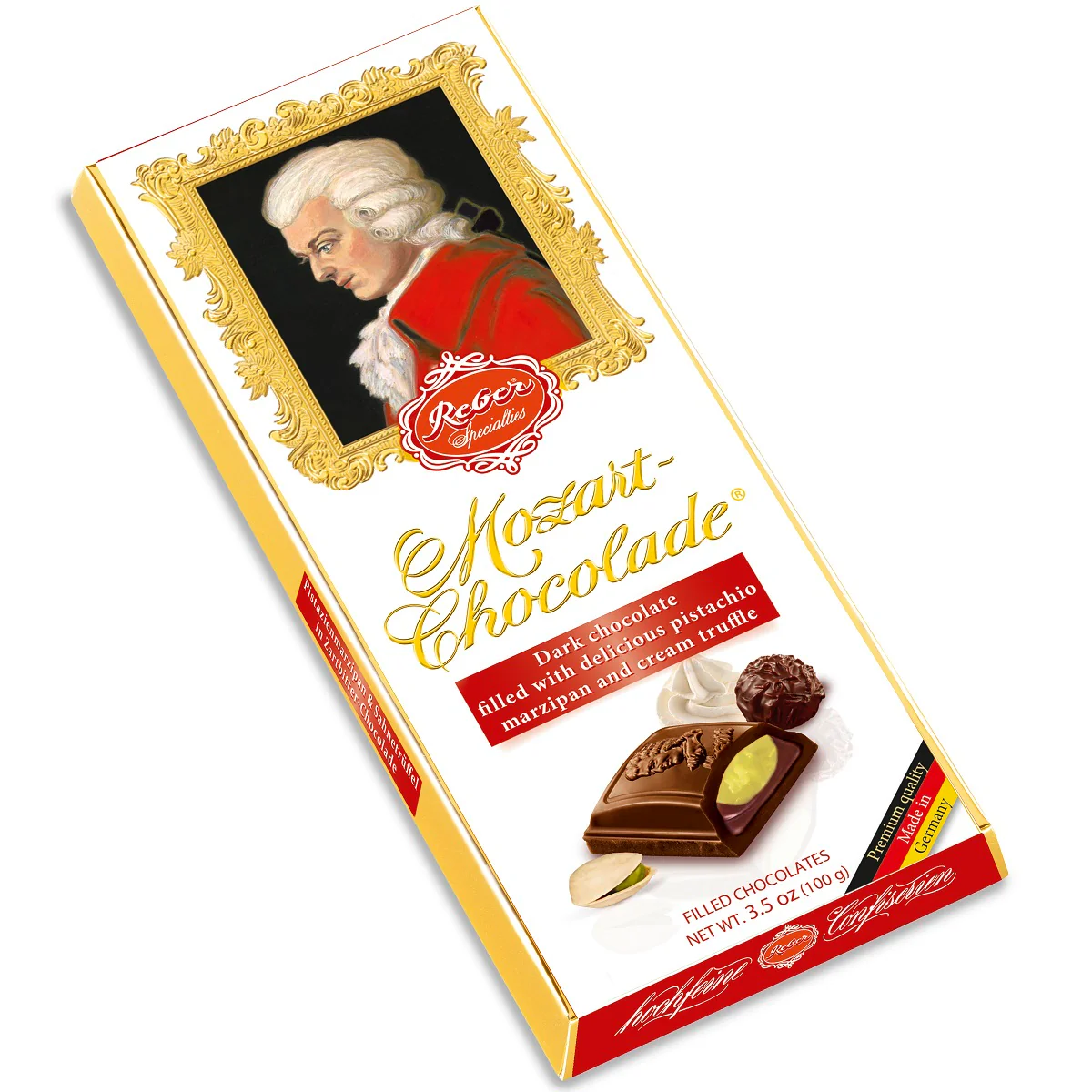 Mozart Dark Chocolate Bar 100g