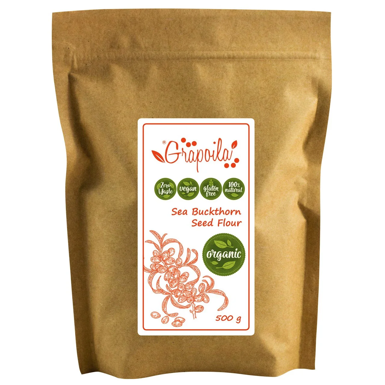 Organic Sea Buckthorn Powder 500g