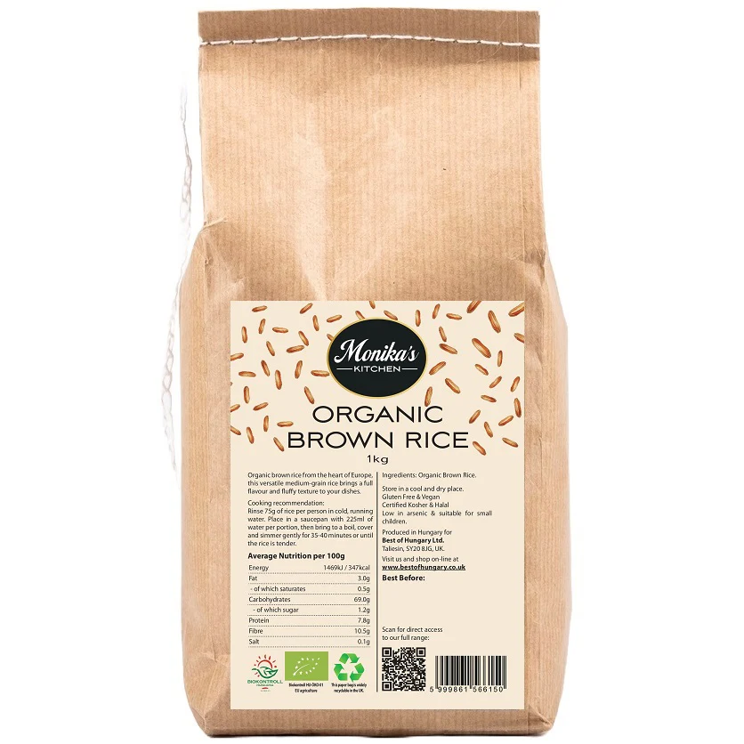 Organic Brown Rice 1kg