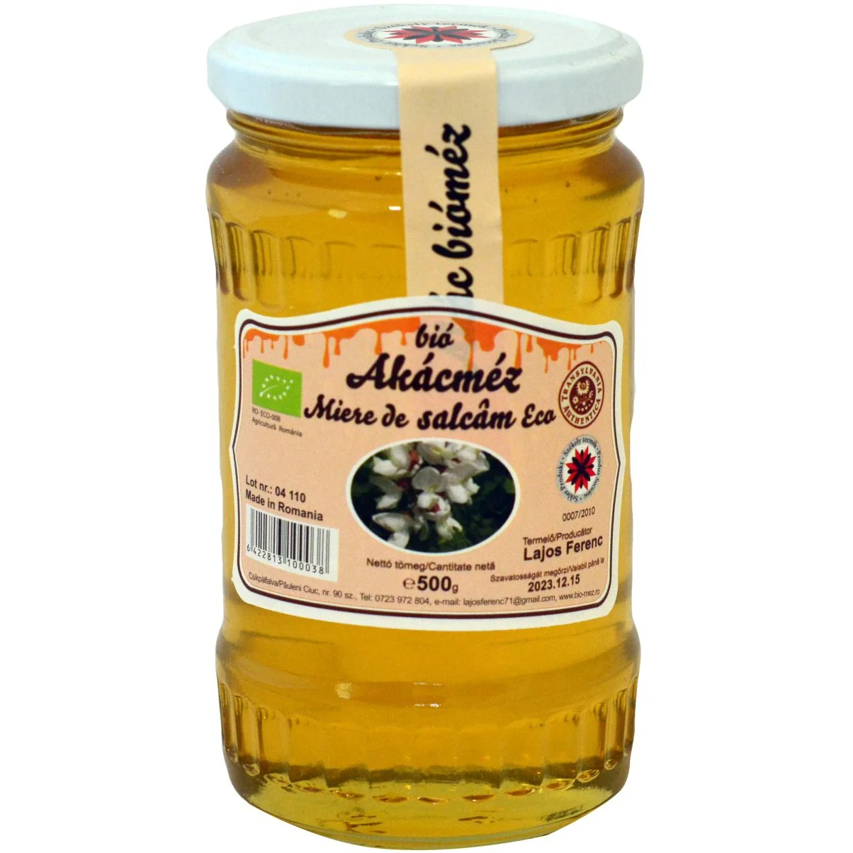 Organic Acacia Honey 500g