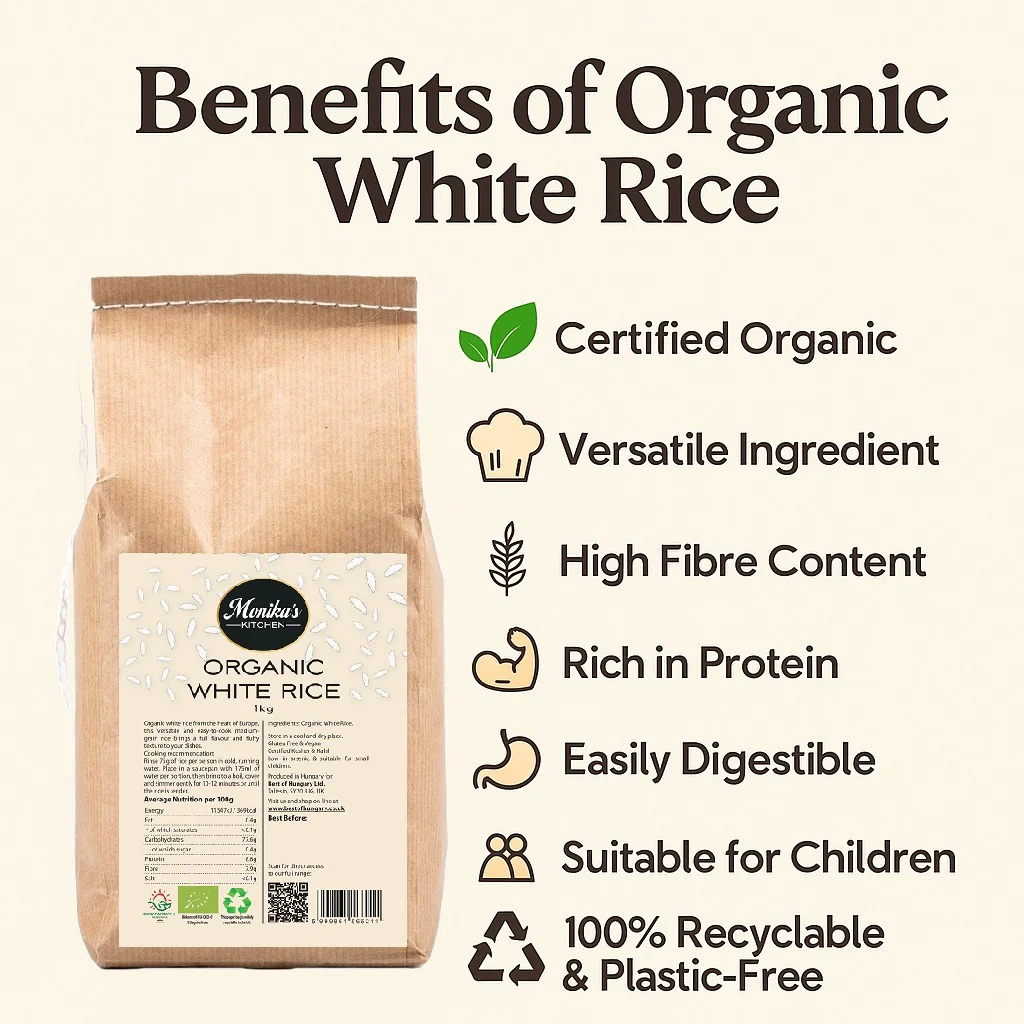 Organic White Rice 1kg