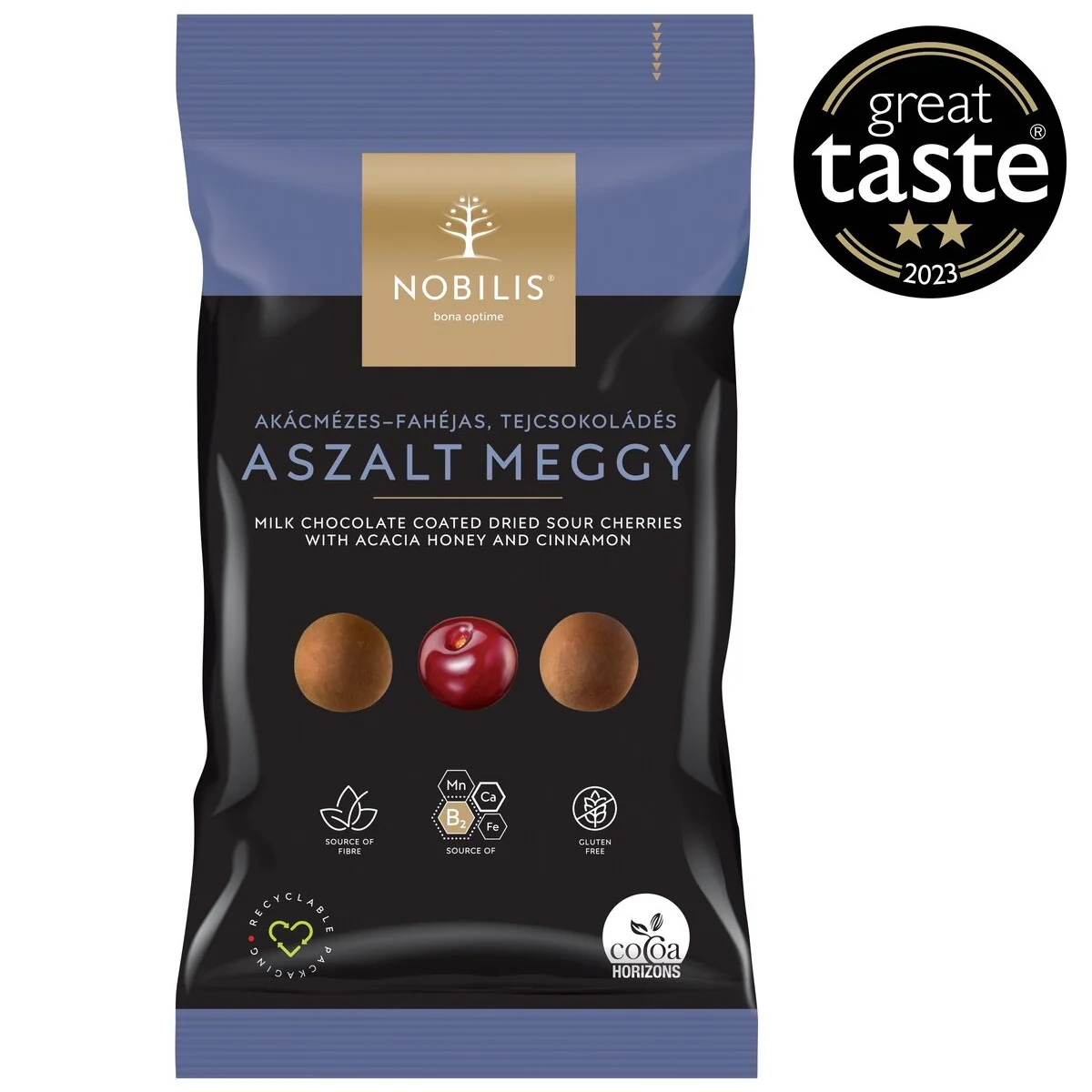 Milk Chocolate Sour Cherries with Honey & Cinnamon 100g