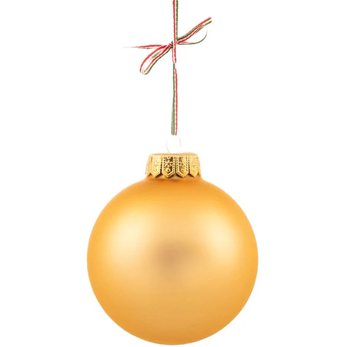 Gold Christmas Tree Decoration Bauble