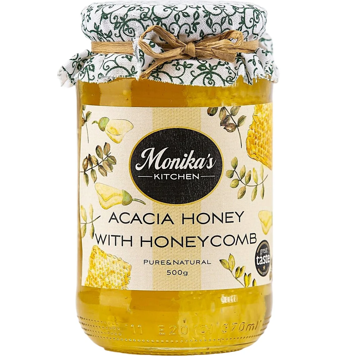 Acacia Honey with Honeycomb 500g