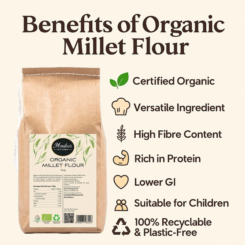 Organic Millet Flour 1kg