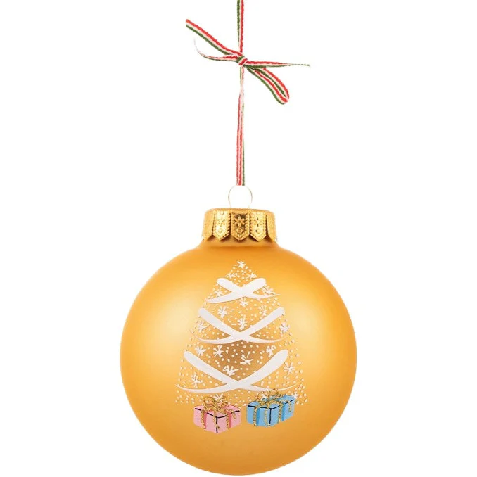 Gold Christmas Tree Decoration Bauble