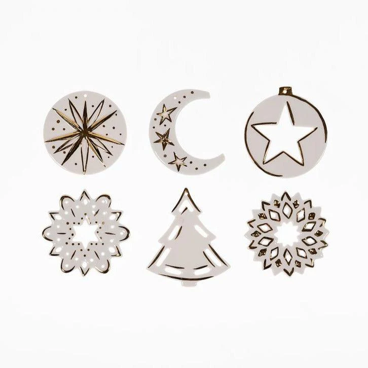 Holloháza Porcelain Christmas Tree Decoration Set