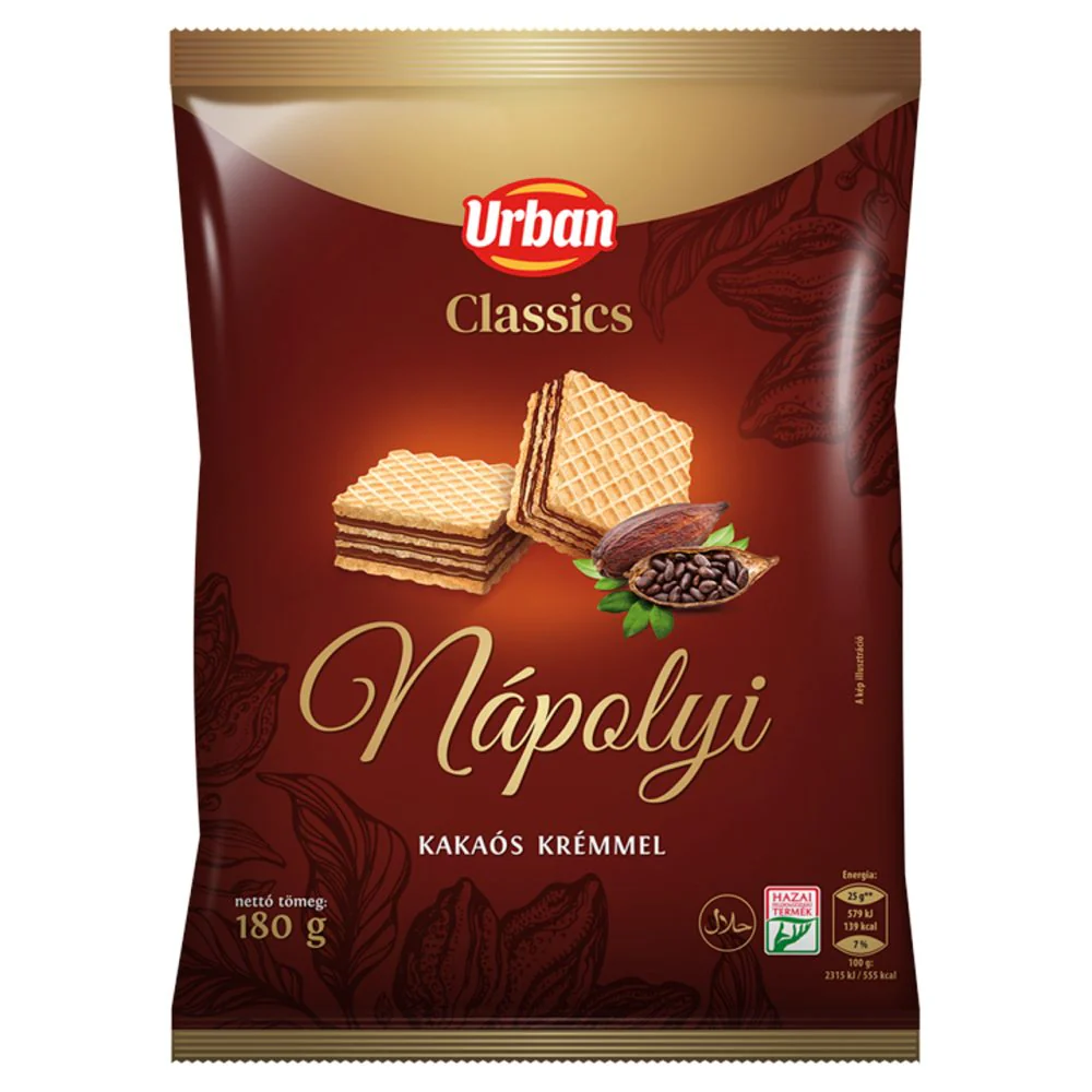 Nápolyi Chocolate Wafer 180g