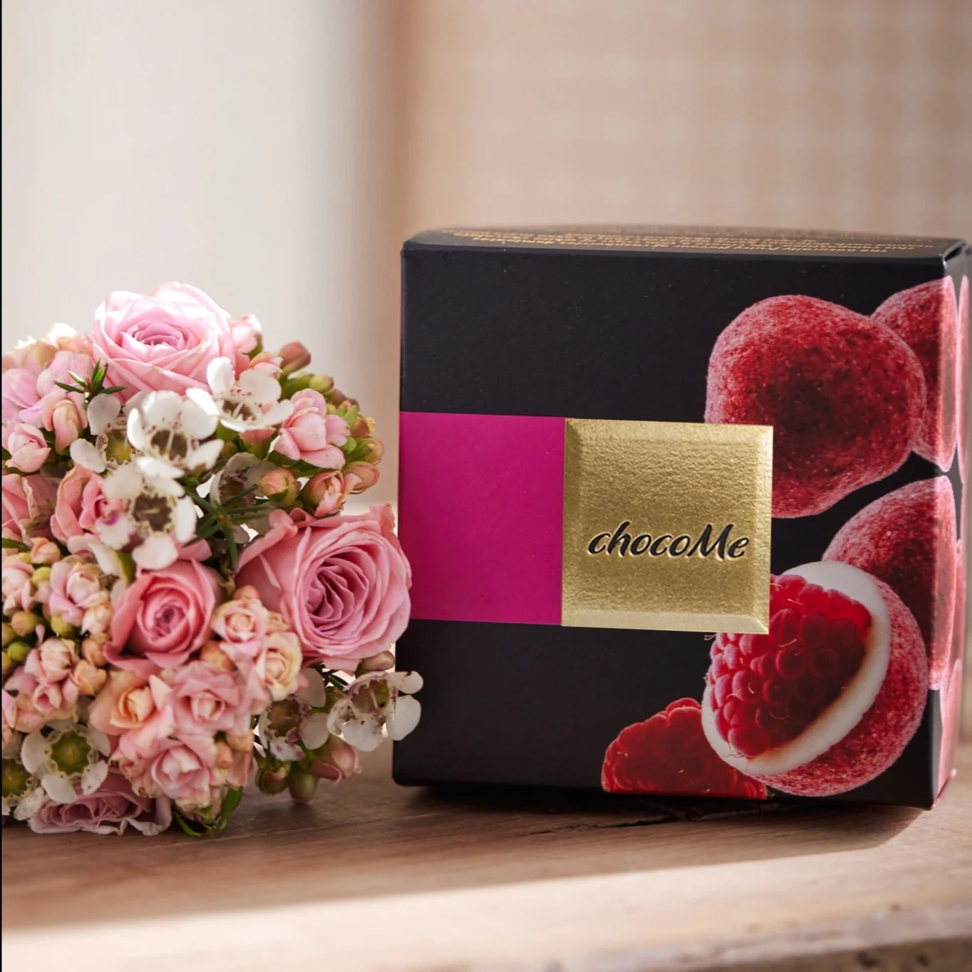 ChocoMe Raspberry White Chocolate Raffinée 120g