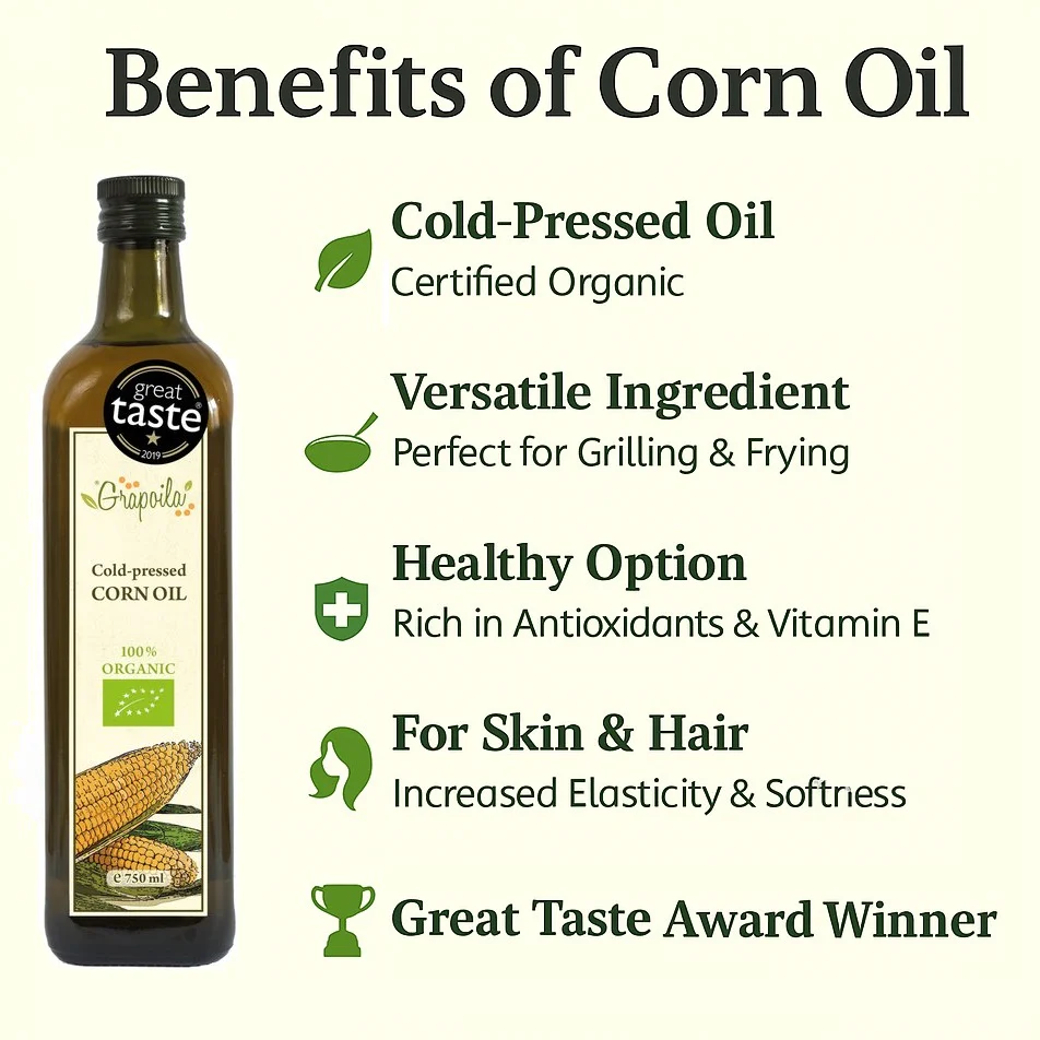 Organic Corn Oil 750ml