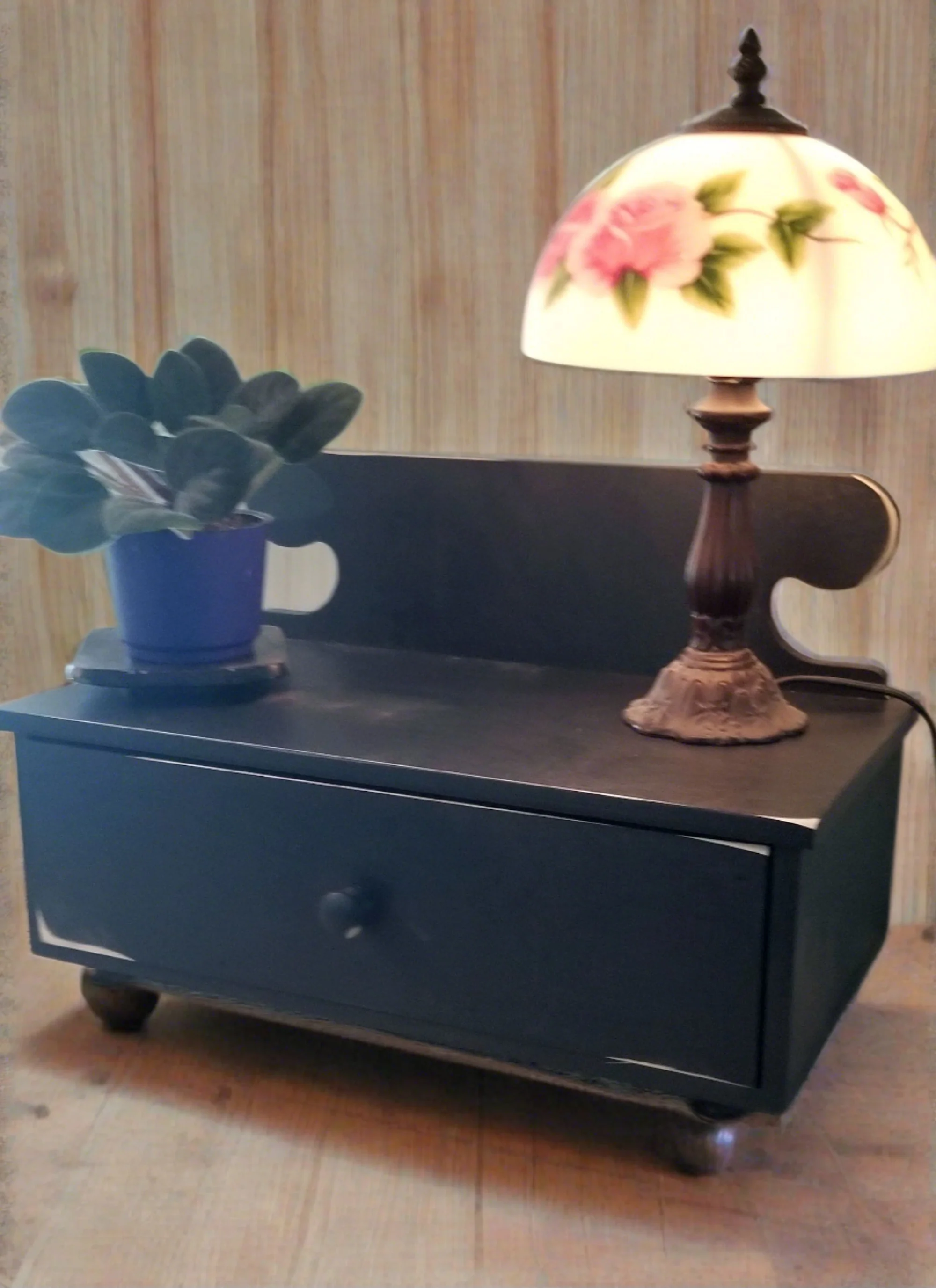 Handmade Single Drawer Rustic Jewelry Box